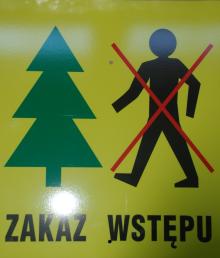 Zakaz wstępu do lasu
